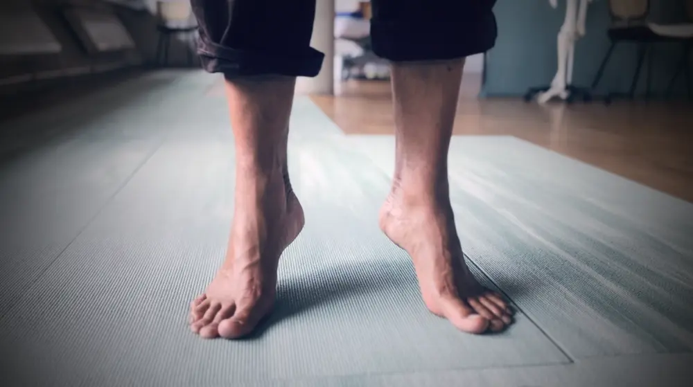 Physiotherapie Übung Gewölbelandung